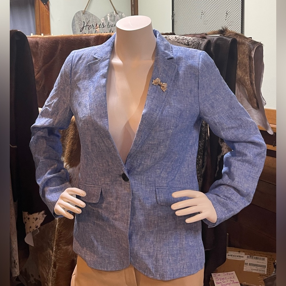 Talbots Blue Blazer 4